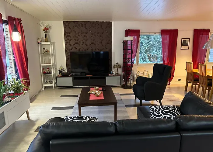 아파트 Big Family House For Groups And Families 로바니에미